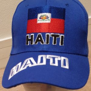 Haïti. Casquette Haïti bleu 9