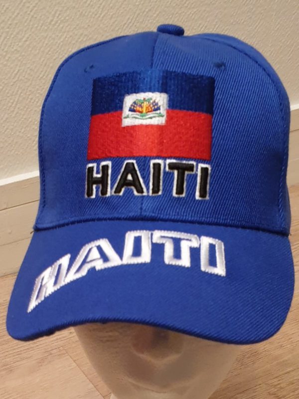 Haïti. Casquette Haïti bleu 9