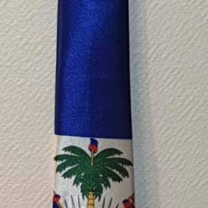Réf8Cravate-drapeau-Haiti. Prix : 23€