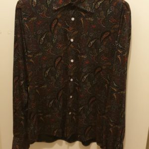 Chemise homme marron foncé 4
