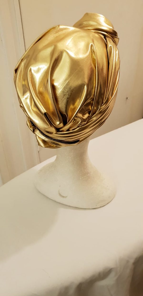 Turban spécial doré Réf3 – Image 3