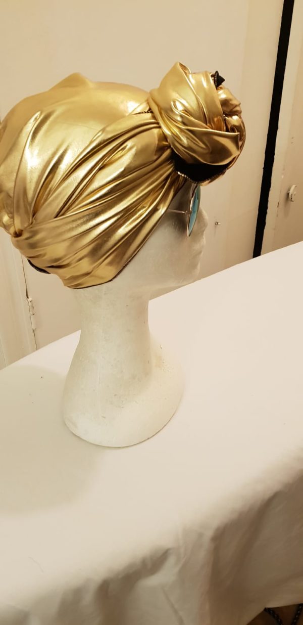 Turban spécial doré Réf3 – Image 2
