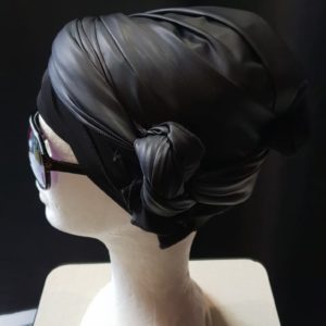 Turban noir Réf2