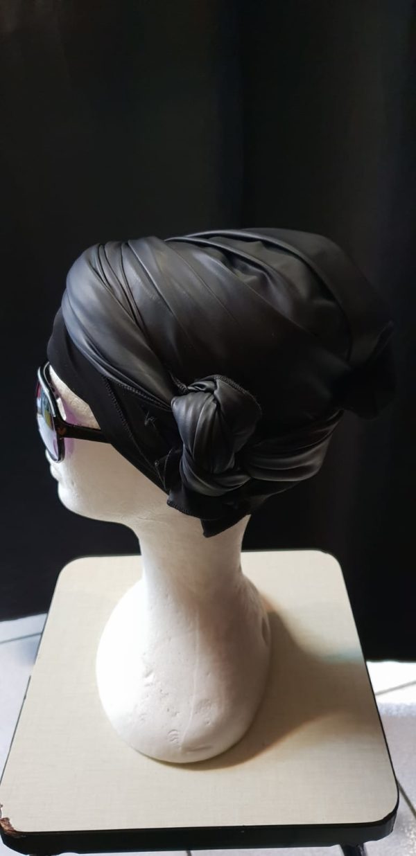 Turban noir Réf2