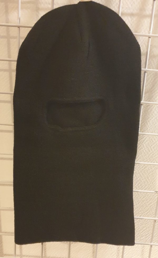 Cagoule noire grand œil 1