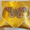 Coussin déhoussable en satiné c or 13