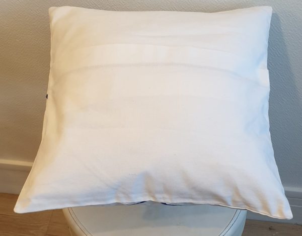 Coussin déhoussable en coton blanc 14 – Image 2