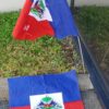 Drapeau Haïti bandana + mât Réf54 – Image 2