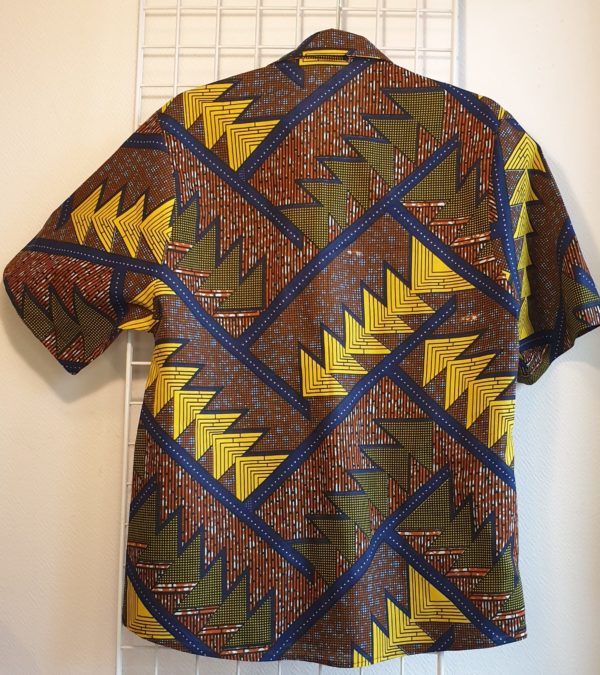 Chemise homme en jaune marron 11.1 – Image 3