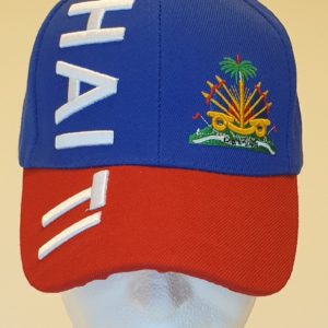 13Casquette Haïti. Casquette Base-ball. Casquette de sport Hip Hop en coton acrylique. H & F. Broderie et drapeau Haïti rouge. Scratch réglable bleuRouge. Taille unique 15€