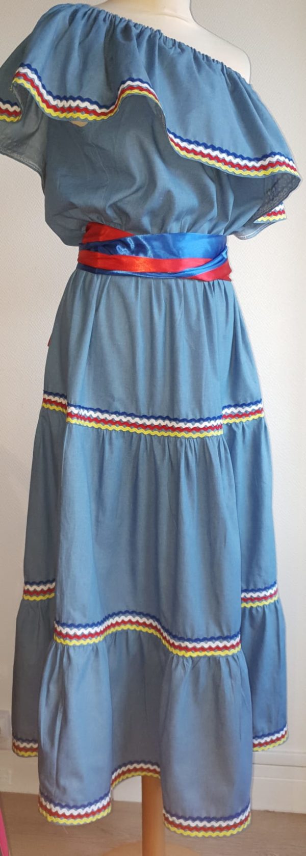Robe carabela haïtienne sans dentelles Réf11.1 – Image 5