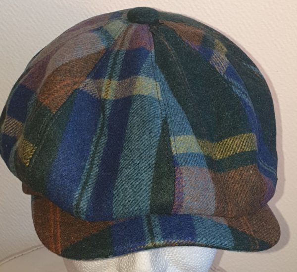 Réf14.1 Béret homme d'hiver en laine mélangée. Multicolore. Entièrement doublé. Réglable à l'arrière par élastique. 57 59 25.95€