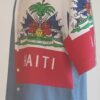 Chemise drapeau Haïti. Chemise tenue traditionnelle haïtienne. Tissu cent pour cent coton. Confectionné à Paris Par Anjero Création. Série limitée.