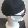 Docker en laine noir. Réglable bande scratch. Fait en France. Taille unique. Promotion 20€