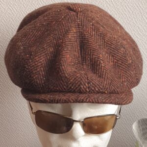 40.1Béret en laine mélangée entièrement doublée en rouille rouge. Taille : 54, 55, 56, 57, 58, 59, 60, 61. Prix : 49.95€