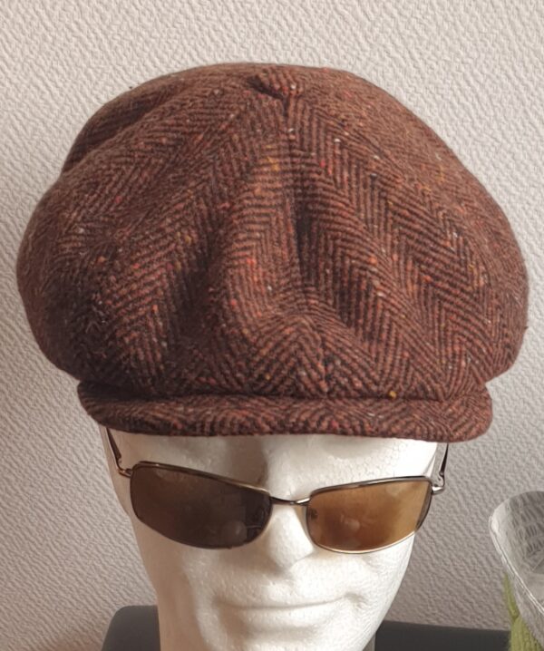 40.1Béret en laine mélangée entièrement doublée en rouille rouge. Taille : 54, 55, 56, 57, 58, 59, 60, 61. Prix : 49.95€