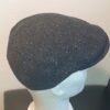 41.3Béret en chevron laine mélangée entièrement doublé en bleu. Fait en Italie.