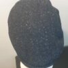 41.5Béret en chevron laine mélangée entièrement doublé en bleu. Fait en Italie.