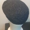 41.6Béret en chevron laine mélangée entièrement doublé en bleu. Fait en Italie.